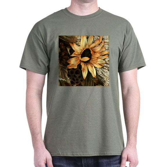 CafePress - Sunflower T Shirt - Men's Classic Graphic Cotton T-Shirt