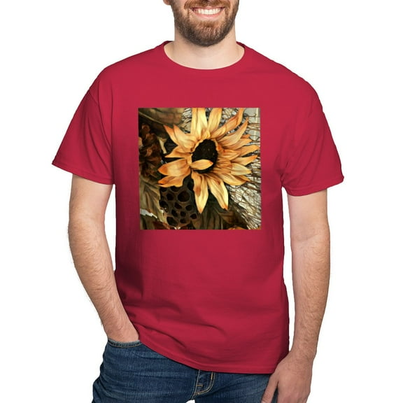 CafePress - Sunflower T Shirt - Men's Classic Graphic Cotton T-Shirt