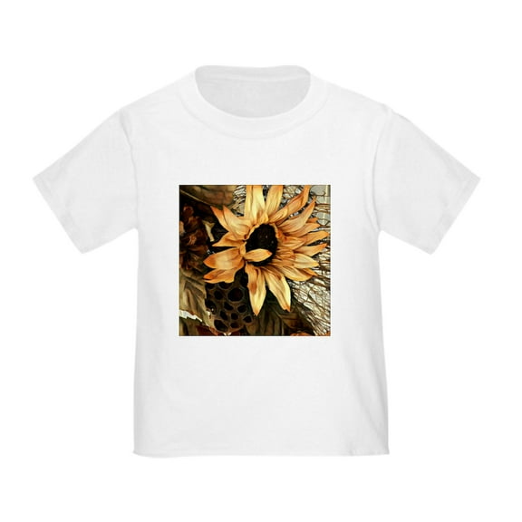 CafePress - Sunflower T Shirt - Cute Toddler T-Shirt, 100% Cotton