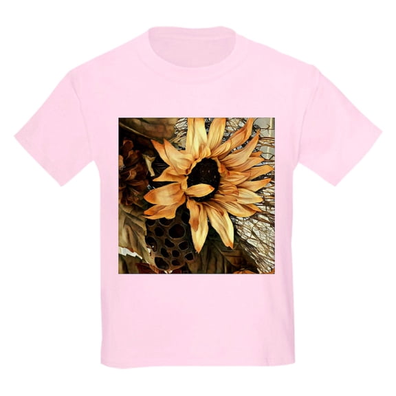CafePress - Sunflower T Shirt - Light T-Shirt Kids XS-XL