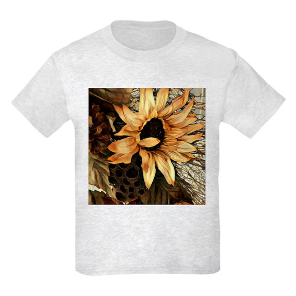 CafePress - Sunflower T Shirt - Light T-Shirt Kids XS-XL