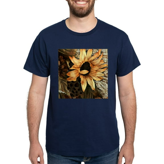 CafePress - Sunflower T Shirt - Men's Classic Graphic Cotton T-Shirt