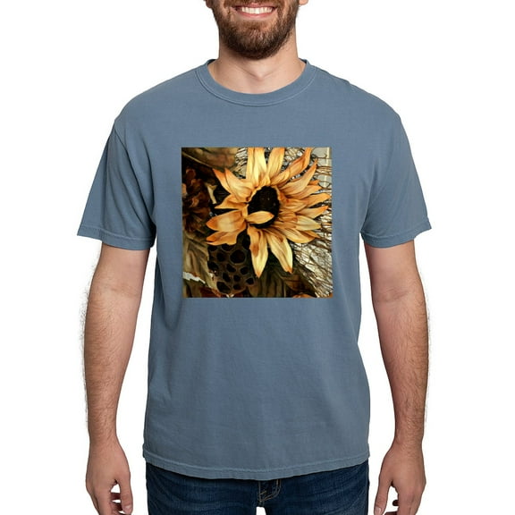 CafePress - Sunflower T Shirt - Mens Comfort Colors Shirt
