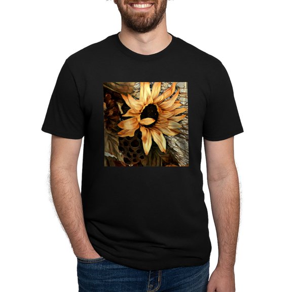 CafePress - Sunflower T Shirt - Mens Tri-blend T-Shirt