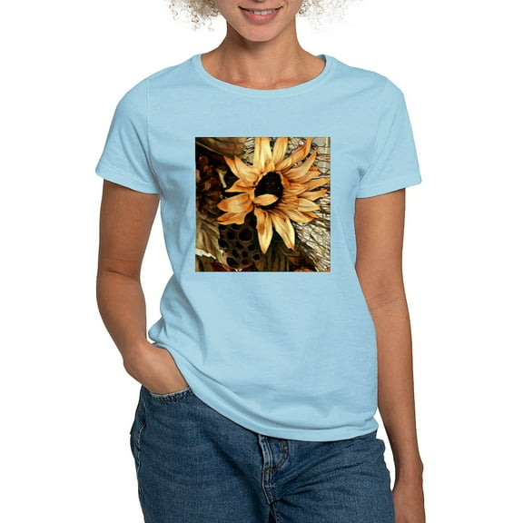 CafePress - Sunflower T Shirt - Women's Classic T-Shirt