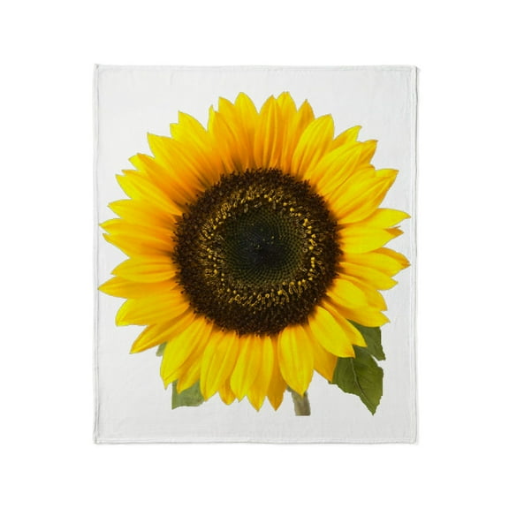 CafePress - Sunflower Throw Blanket - Soft Fleece Throw Blanket, 50"x60" for All Ages