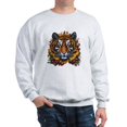 thumbnail image 1 of CafePress - Sunflower Tiger - Crew Neck Sweatshirt, 1 of 4