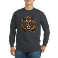 thumbnail image 1 of CafePress - Sunflower Tiger Long Sleeve T Shirt - Long Sleeve Dark T-Shirt, 1 of 4