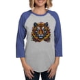 thumbnail image 1 of CafePress - Sunflower Tiger Long Sleeve T Shirt - Womens Baseball Tee, 1 of 4
