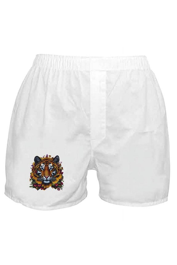 - Sunflower Tiger - Men's Novelty Boxer Shorts