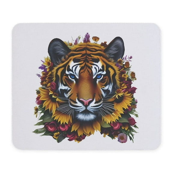 CafePress - Sunflower Tiger - Non-slip Rubber Mousepad, Gaming Mouse Pad