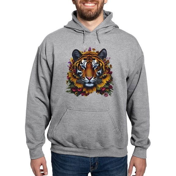 CafePress - Sunflower Tiger - Pullover Hoodie, Hooded Sweatshirt