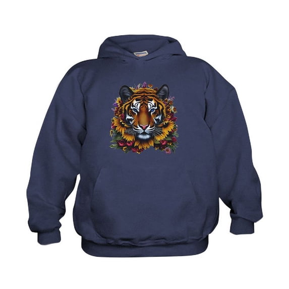 CafePress - Sunflower Tiger Sweatshirt - Kids Hooded Sweatshirt, Classic Hoodie
