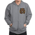 thumbnail image 1 of CafePress - Sunflower Tiger Sweatshirt - Zip Hoodie, Classic Hooded Sweatshirt with Metal Zipper, 1 of 4