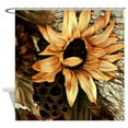 thumbnail image 1 of CafePress - Sunflower - Unique Fabric Shower Curtain 70" x 72", 1 of 3