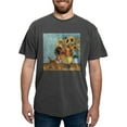 thumbnail image 1 of CafePress - Sunflowers & Kitten Ash Grey T Shirt - Mens Comfort Colors Shirt, 1 of 5