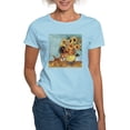 thumbnail image 1 of CafePress - Sunflowers & Kitten Ash Grey T Shirt - Women's Classic T-Shirt, 1 of 4