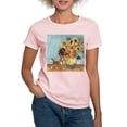 thumbnail image 1 of CafePress - Sunflowers & Kitten Ash Grey T Shirt - Women's Classic T-Shirt, 1 of 4
