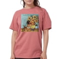 thumbnail image 1 of CafePress - Sunflowers & Kitten Ash Grey T Shirt - Womens Comfort Colors® Shirt, 1 of 1