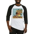 thumbnail image 1 of CafePress - Sunflowers & Kitten Baseball Jersey - Cotton Baseball Jersey, 3/4 Raglan Sleeve Shirt, 1 of 4
