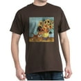 thumbnail image 1 of CafePress - Sunflowers & Kitten Black T Shirt - Men's Classic Graphic Cotton T-Shirt, 1 of 4