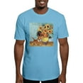 thumbnail image 1 of CafePress - Sunflowers & Kitten Fitted T Shirt - Fitted T-Shirt, Vintage Fit Soft Cotton Tee, 1 of 4