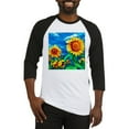 thumbnail image 1 of CafePress - Sunflowers Painting Baseball Jersey - Cotton Baseball Jersey, 3/4 Raglan Sleeve Shirt, 1 of 4