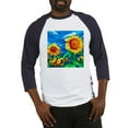 thumbnail image 1 of CafePress - Sunflowers Painting Baseball Jersey - Cotton Baseball Jersey, 3/4 Raglan Sleeve Shirt, 1 of 4