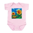 thumbnail image 1 of CafePress - Sunflowers Painting Body Suit - Baby Light Bodysuit, Size Newborn - 24 Months, 1 of 4