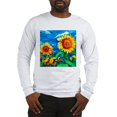 thumbnail image 1 of CafePress - Sunflowers Painting Long Sleeve T Shirt - Unisex Cotton Long Sleeve T-Shirt, 1 of 4