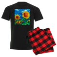 thumbnail image 1 of CafePress - Sunflowers Painting Pajamas - Men's Dark Loose Fit Cotton Pajama Set, 1 of 7