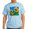 thumbnail image 1 of CafePress - Sunflowers Painting T Shirt - Men's Classic Graphic T-Shirt, 1 of 4