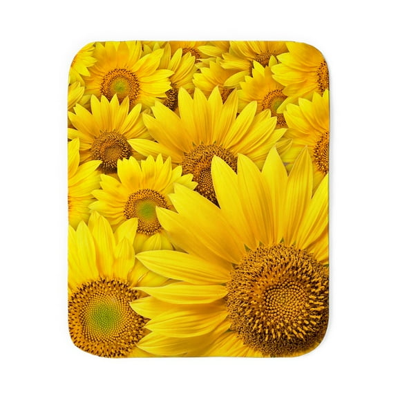 CafePress - Sunflowers - Sherpa Fleece Throw Blanket 60" x 50"