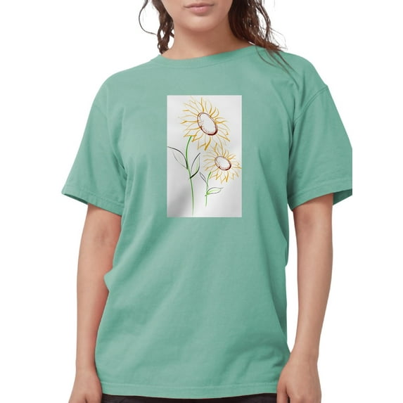 CafePress - Sunflowers2 67 Womens Comfort Colors Shirt - Womens Comfort Colors® Shirt