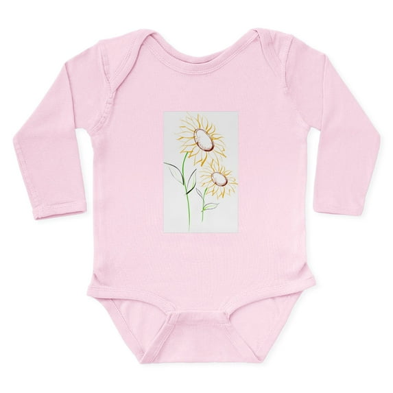 CafePress - Sunflowers813 Infant Creeper Body Suit - Long Sleeve Cotton Baby Bodysuit