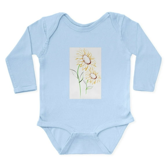CafePress - Sunflowers813 Infant Creeper Body Suit - Long Sleeve Cotton Baby Bodysuit