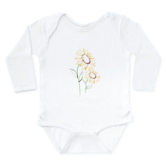 CafePress - Sunflowers813 Infant Creeper Body Suit - Long Sleeve Cotton Baby Bodysuit