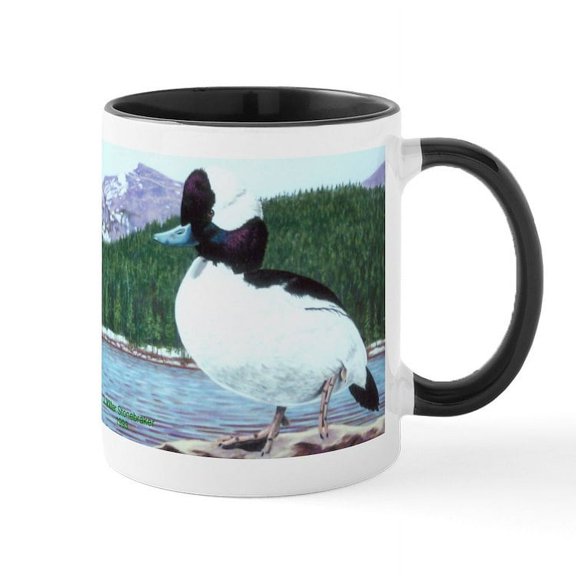 CafePress - Sunning Bufflehead Duck Mug - 11 oz Ceramic Mug - Novelty Coffee Tea Cup