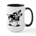 thumbnail image 1 of CafePress - Sunny Cow Large Mug - 15 oz Ceramic Large White Novelty Mug, 1 of 4