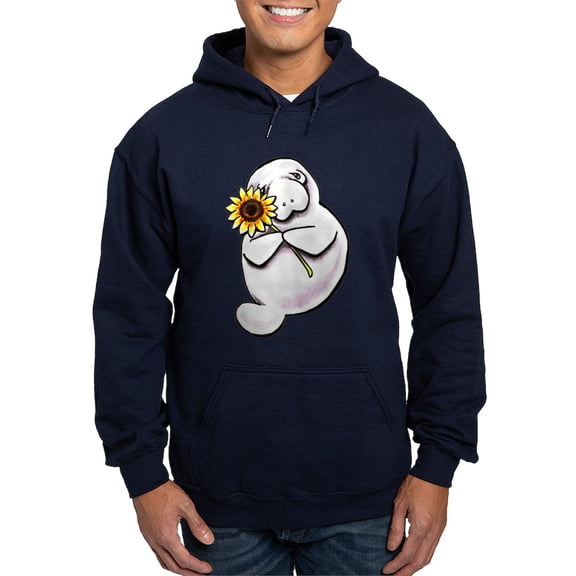 CafePress - Sunny Manatee Hoodie - Pullover Hoodie, Classic, Comfortable Hooded Sweatshirt