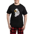 thumbnail image 1 of CafePress - Sunny Manatee Pajamas - Men's Dark Loose Fit Cotton Pajama Set, 1 of 7