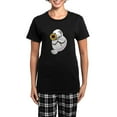 thumbnail image 1 of CafePress - Sunny Manatee Pajamas - Women's Short Sleeve Print T-Shirt and Pants Dark Cotton Pajama Set, 1 of 7