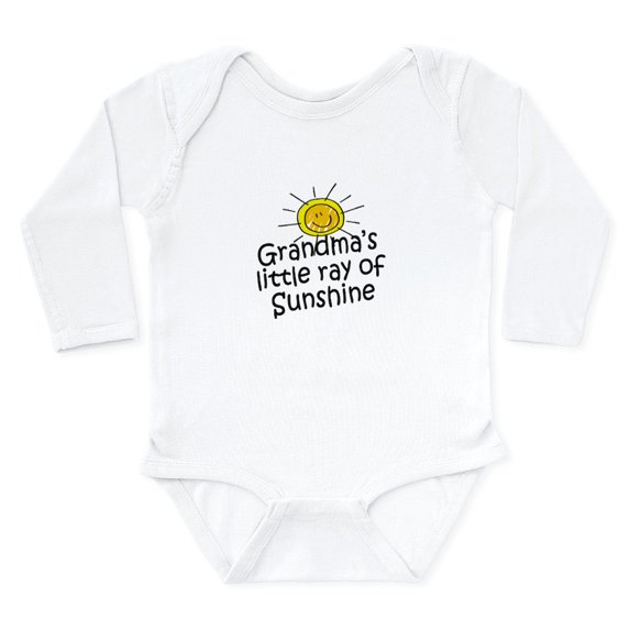 CafePress - Sunshine Grandma Copy Body Suit - Long Sleeve Cotton Baby Bodysuit