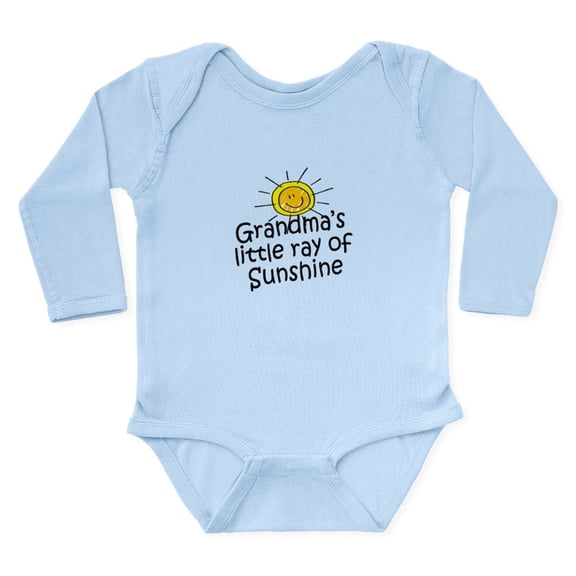 CafePress - Sunshine Grandma Copy Body Suit - Long Sleeve Cotton Baby Bodysuit