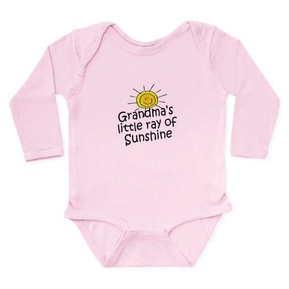 CafePress - Sunshine Grandma Copy Body Suit - Long Sleeve Cotton Baby Bodysuit