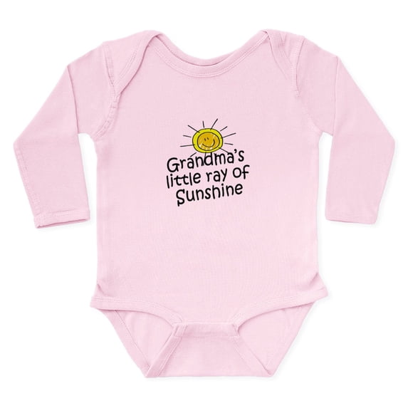 CafePress - Sunshine Grandma Copy Body Suit - Long Sleeve Cotton Baby Bodysuit