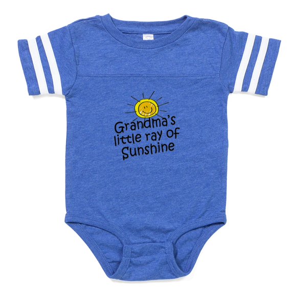 CafePress - Sunshine Grandma Copy - Cute Infant Baby Football Bodysuit