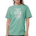 thumbnail image 1 of CafePress - Super Cool Wife Of A Freaking Awesome Husband,Kill - Womens Comfort Colors® Shirt, 1 of 4