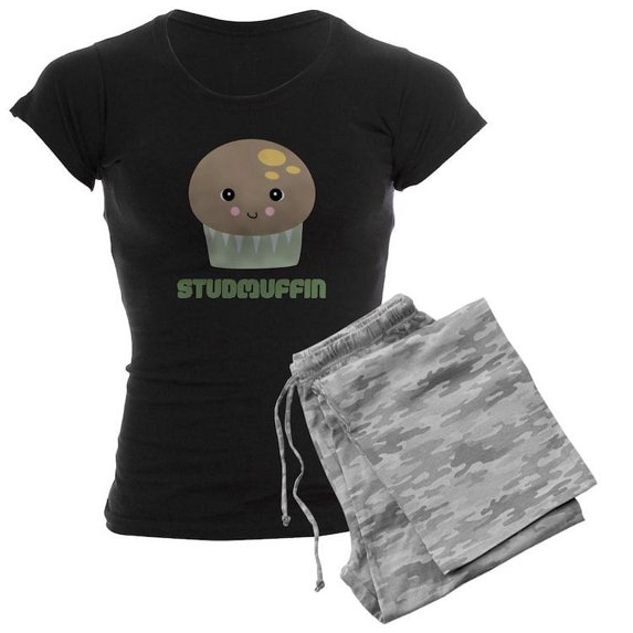 CafePress - Super Cute Stud Muffin - Women's Dark Pajamas