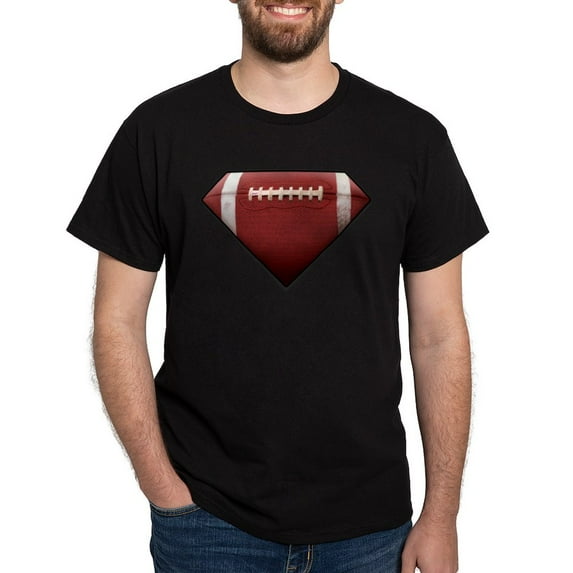 CafePress - Super Football Dark T Shirt - Men's Classic Graphic Cotton T-Shirt